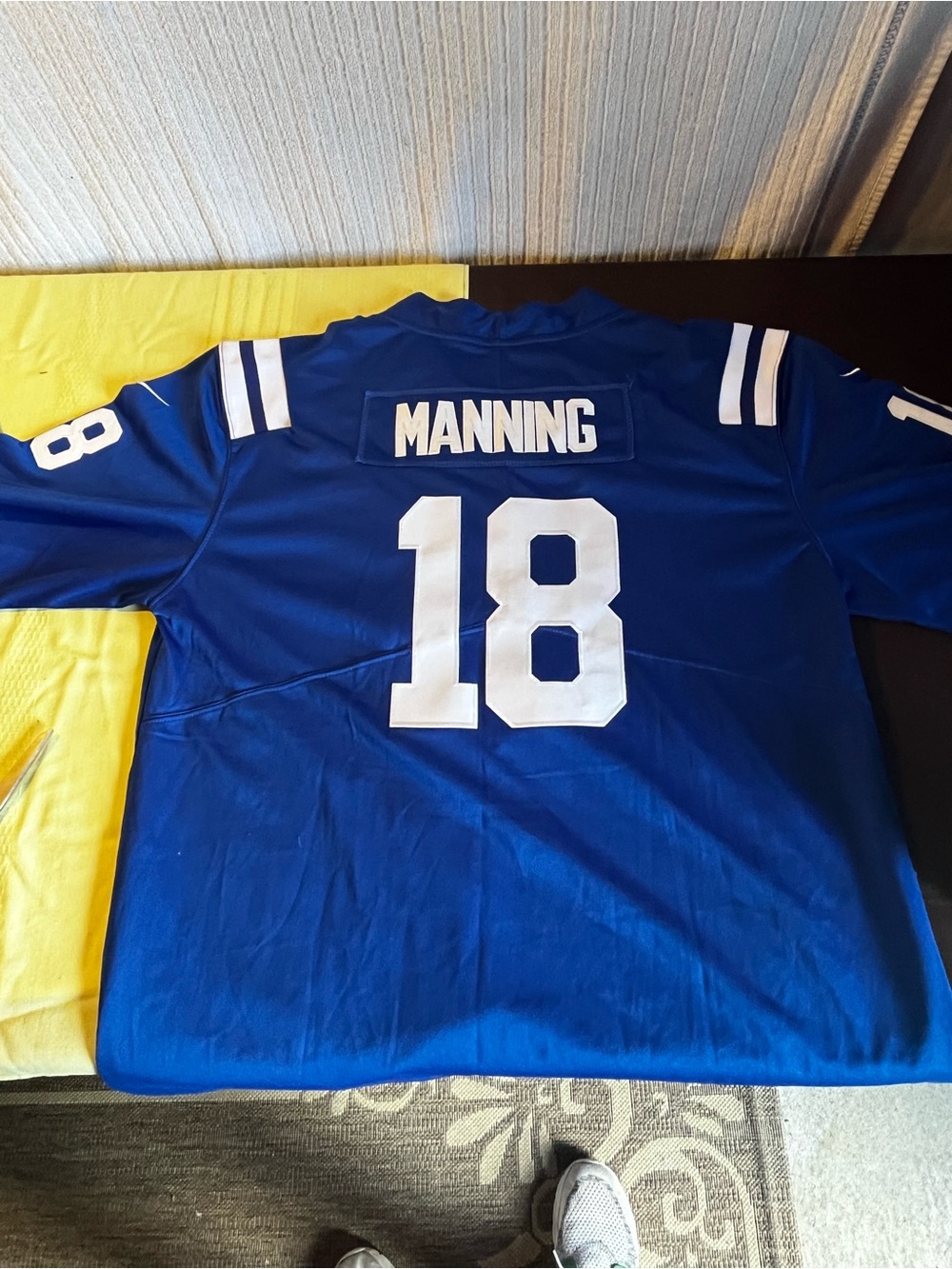Nike Indianapolis Colts Peyton Manning #18 On Field Jersey XL Blue NFL Football